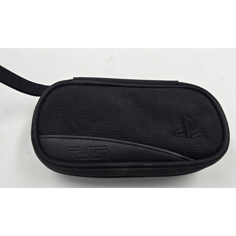 Sony PSP Carrying Case Traveler Double Zipper Black on Black PSP25 Carabiner